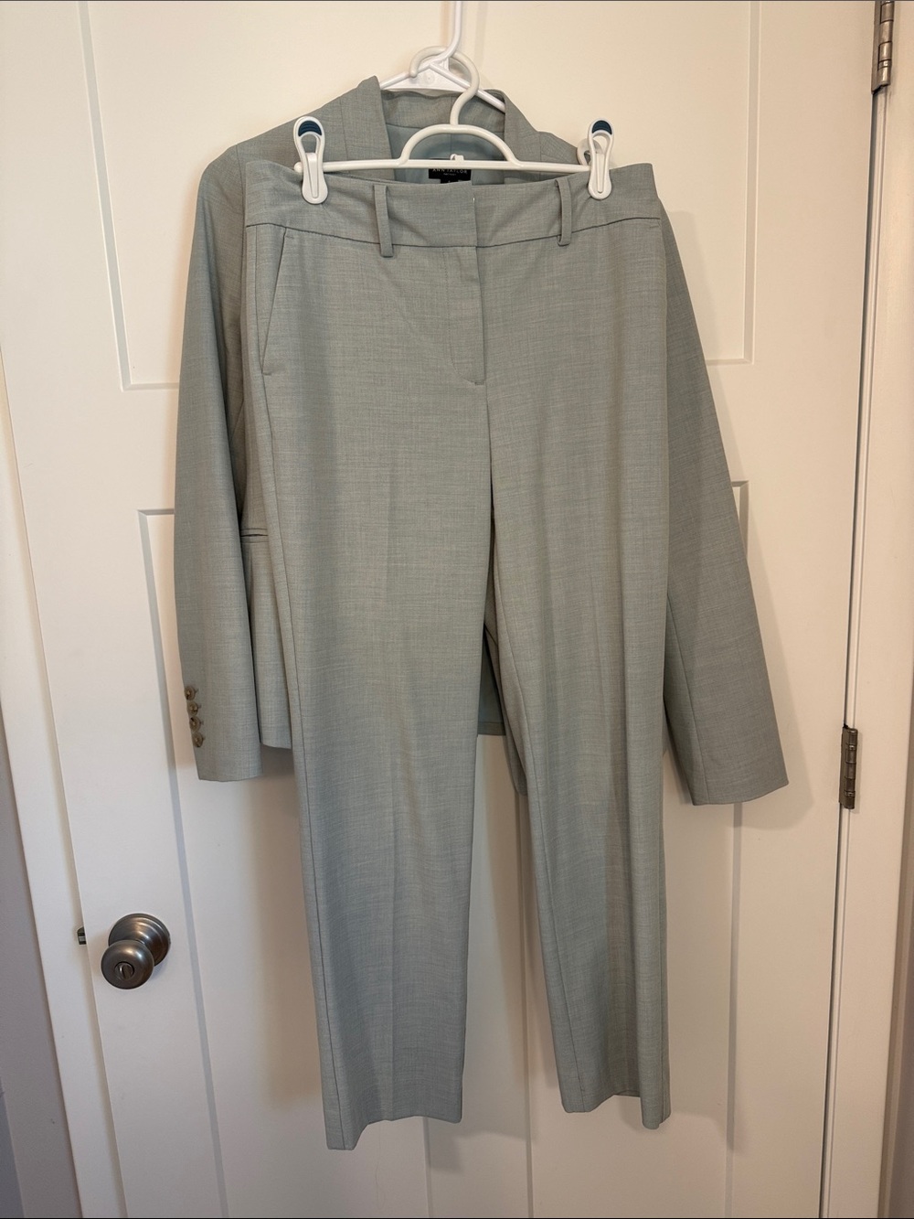Women's aqua blue suit